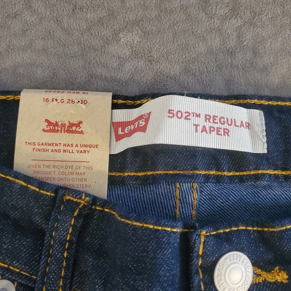 Levi's 502 Stretch Jeans Boy's Size 16 Regular - Picture 9 of 10